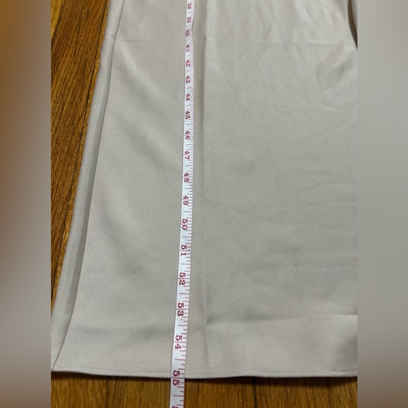 BHLDN Dylan One-Shoulder Satin Side-Slit Gown Champagne Womens Sz 8 - Picture 16 of 16